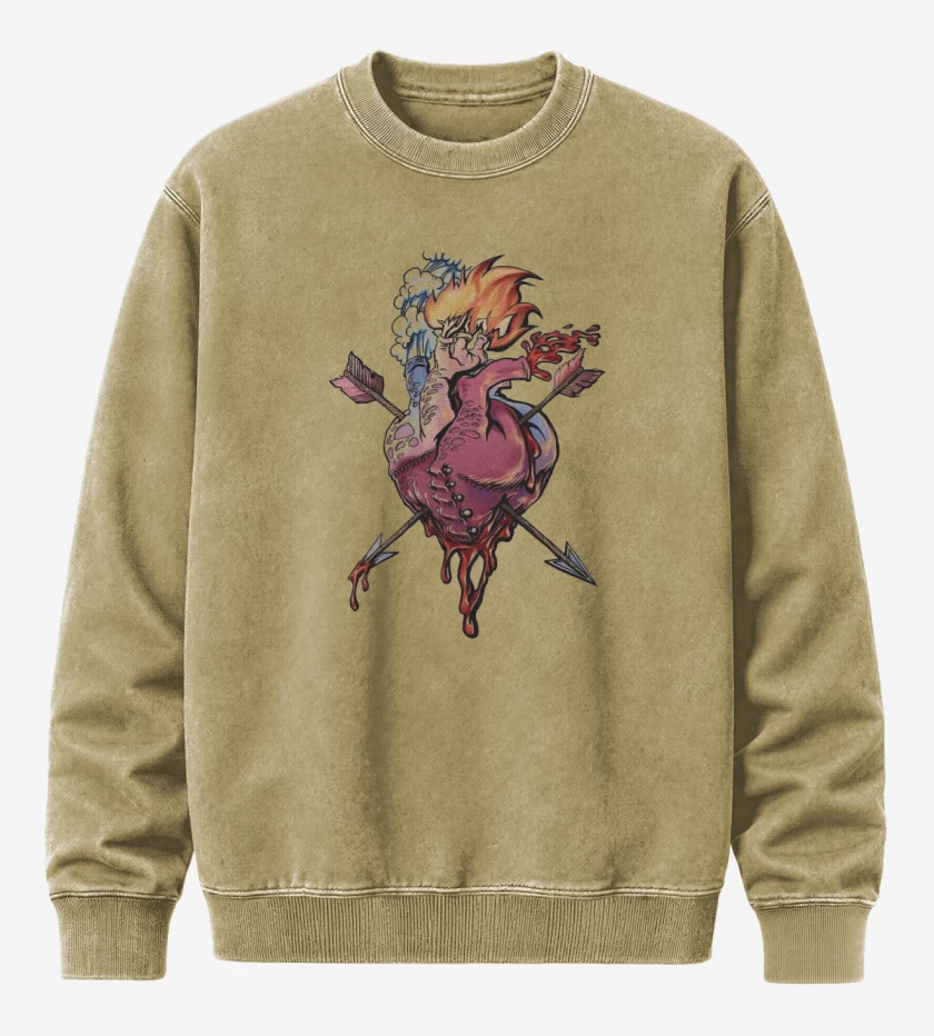 Poleron Polo Acid Wash Beige de In love