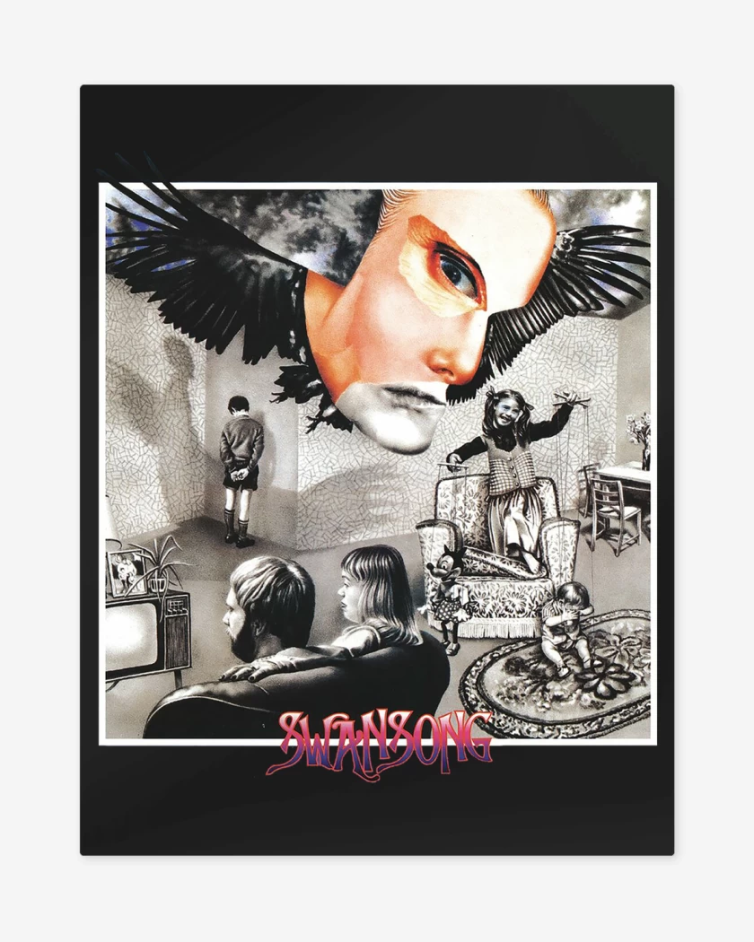 Print metalico Negro de Carcass Swansong