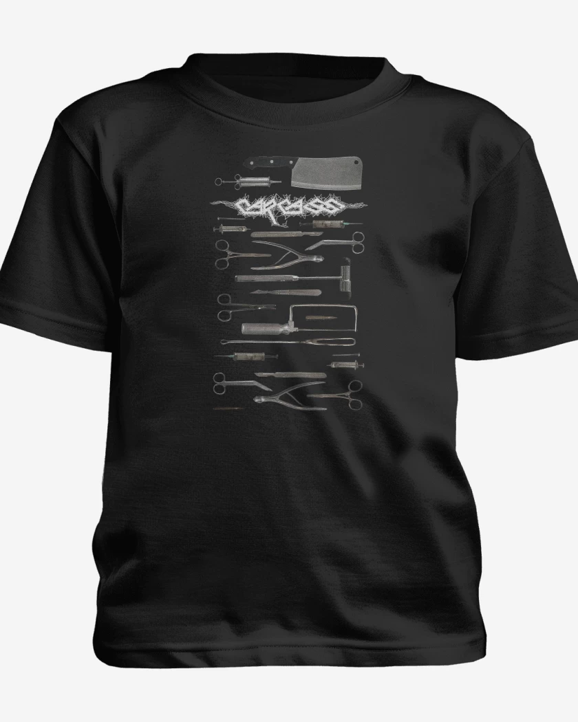 Polera de niño Negro de Carcass Surgical