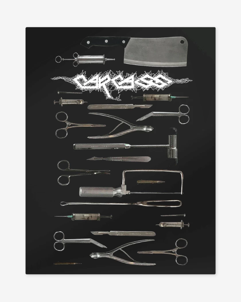 Print metalico Negro de Carcass Surgical