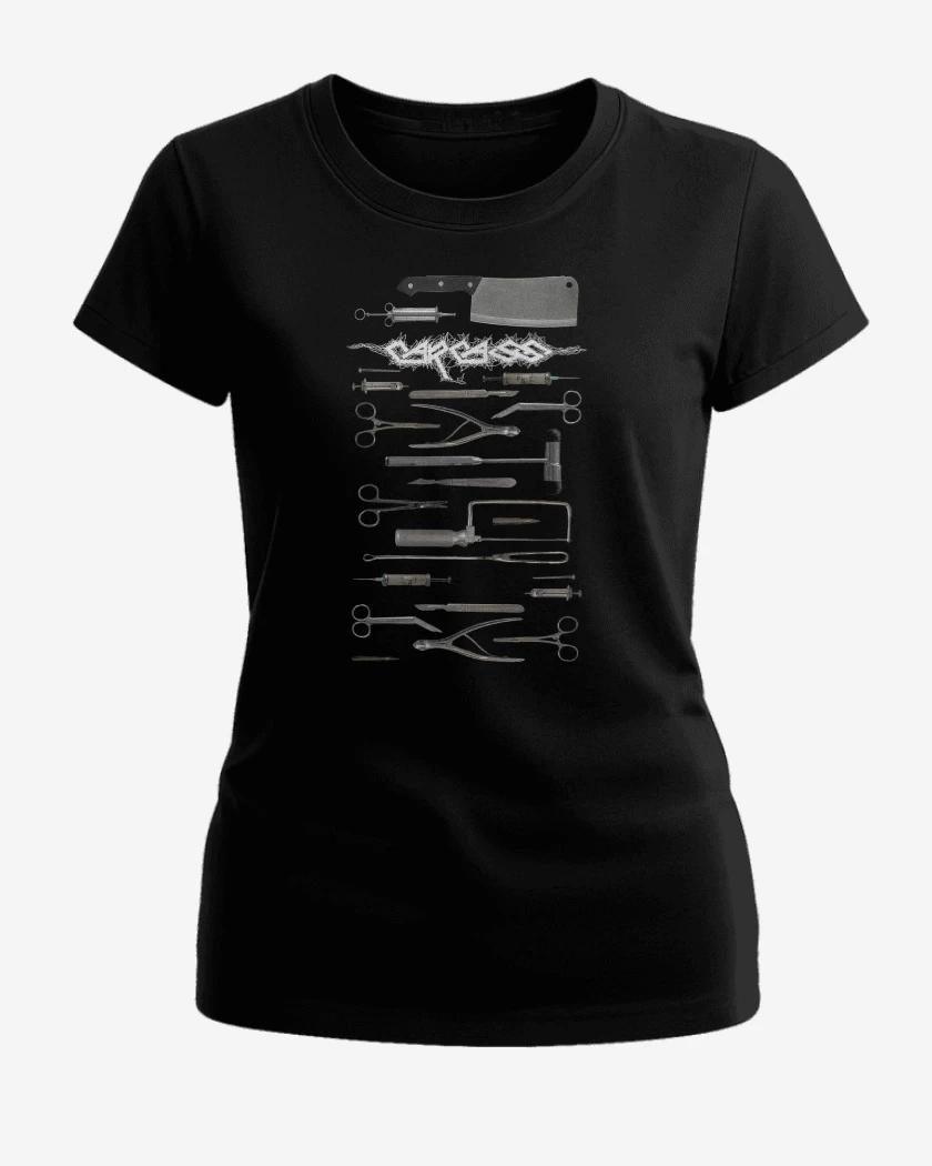 Polera de Mujer Negro de Carcass Surgical
