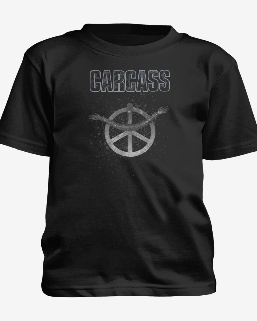 Polera de niño Negro de Carcass Heartwork