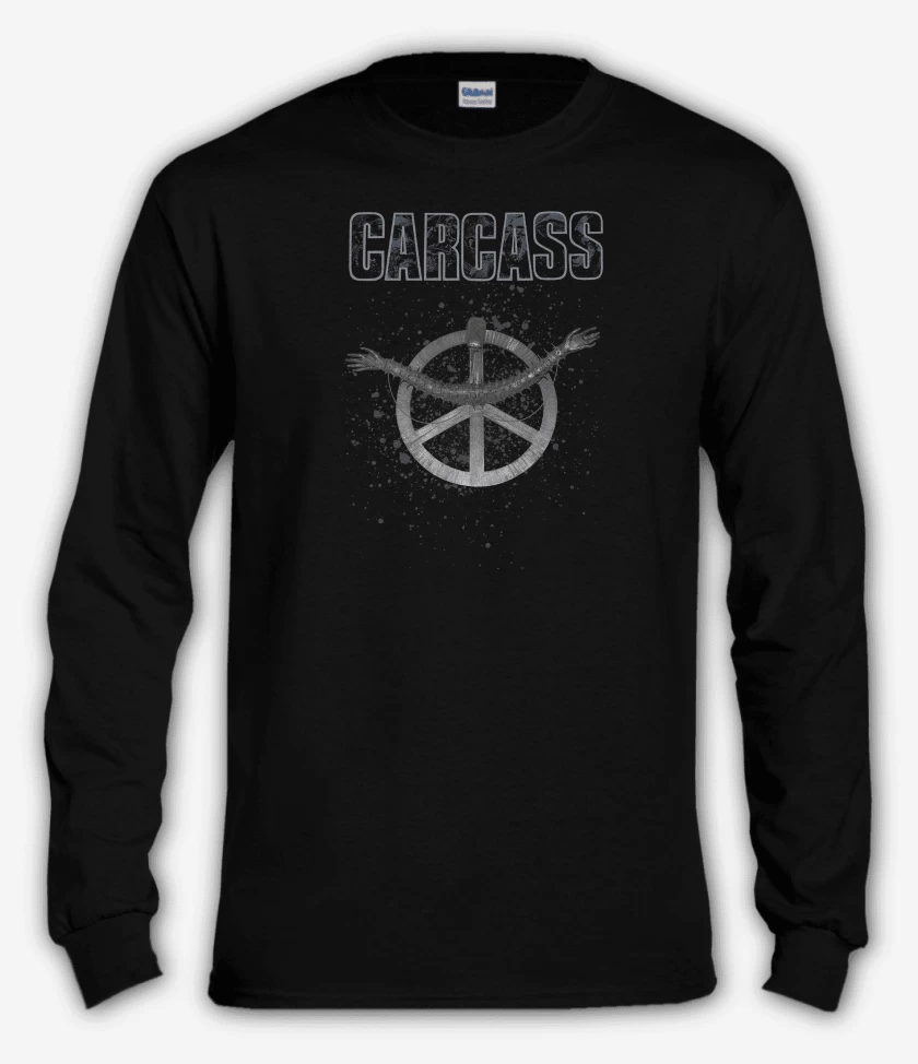 Polera manga larga Negro de Carcass Heartwork