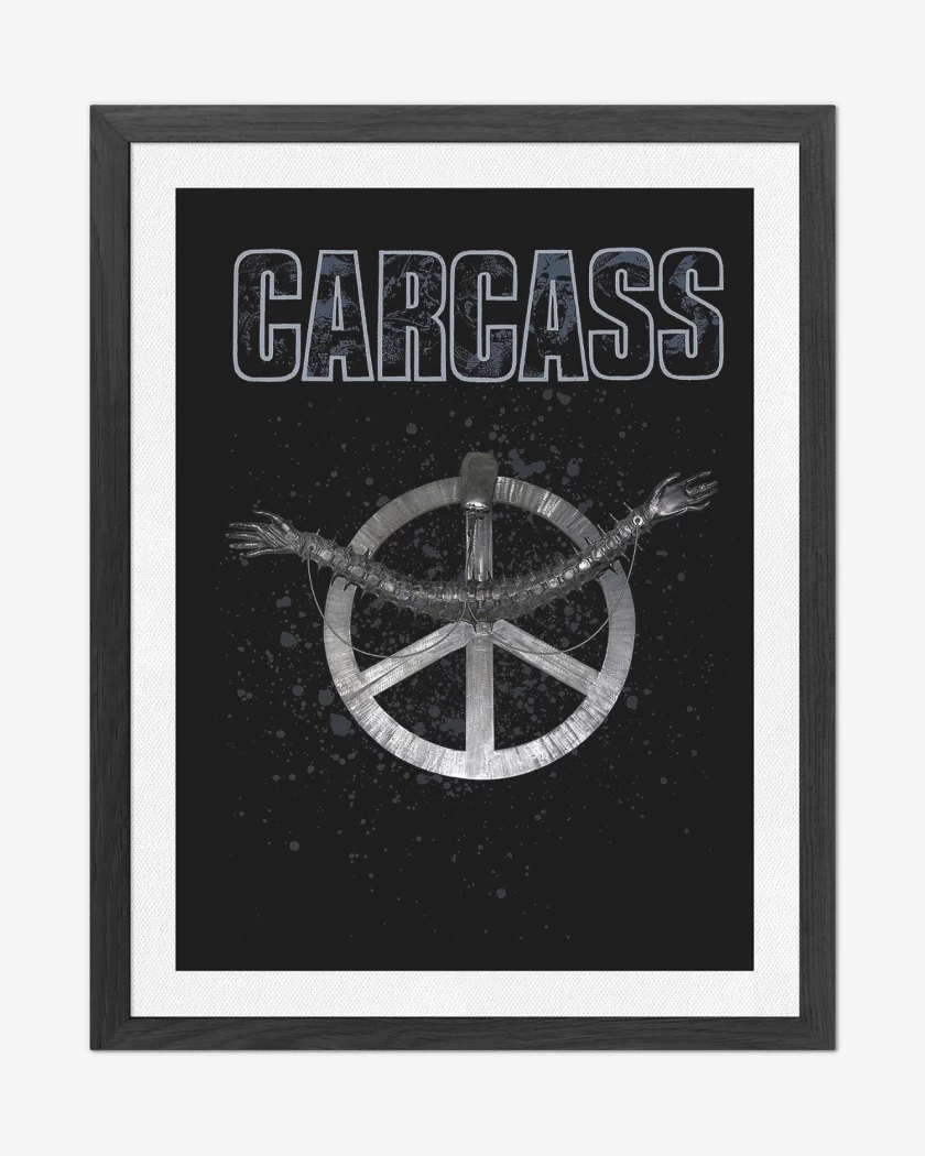 Cuadro decorativo Negro de Carcass Heartwork