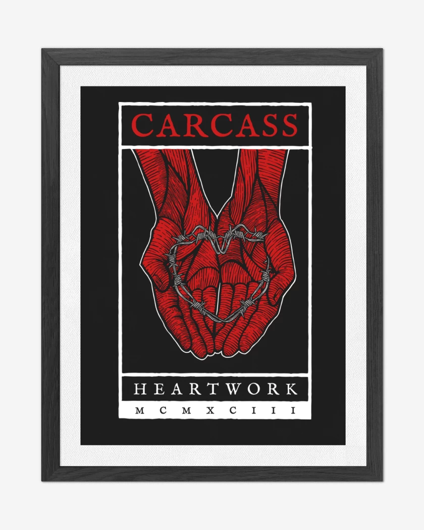 Cuadro decorativo Negro de Carcass Heart