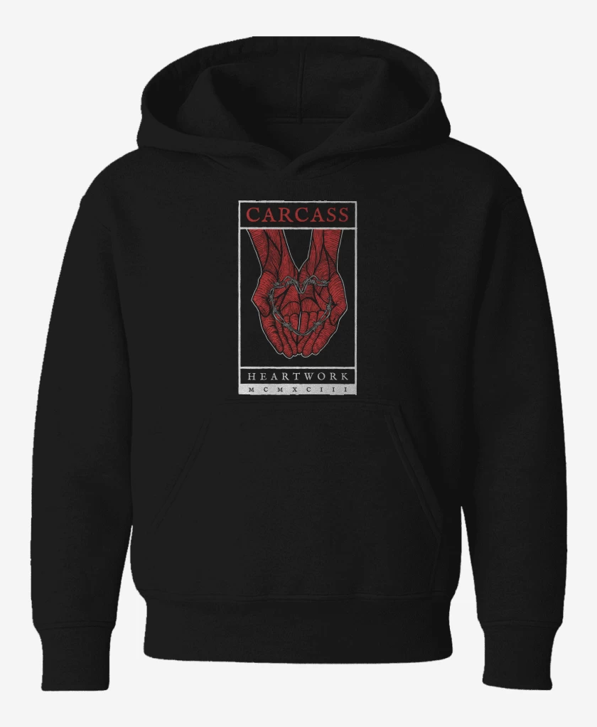 Poleron de niño Negro de Carcass Heart