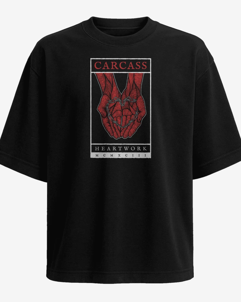 Polera Oversize Carcass Heart