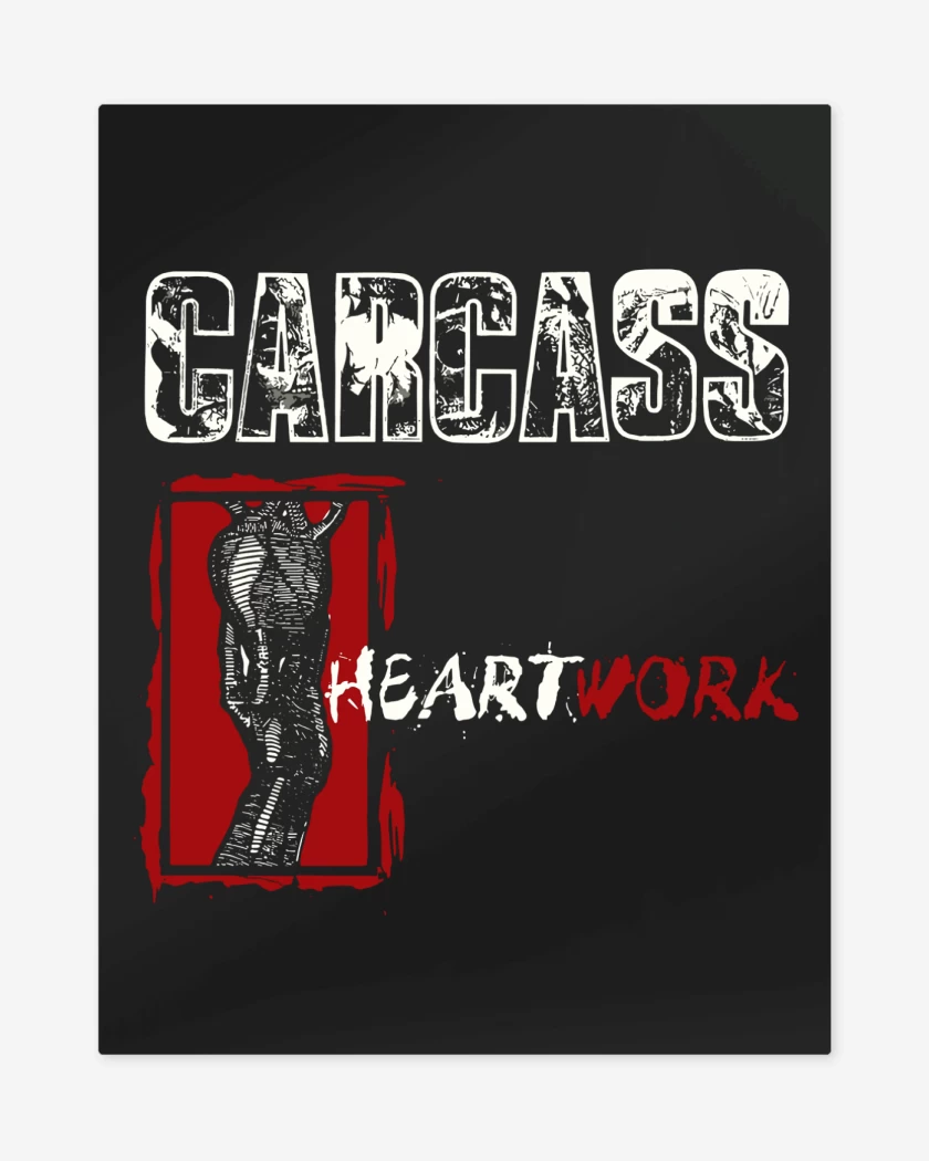 Print metalico Negro de Heartwork Carcass