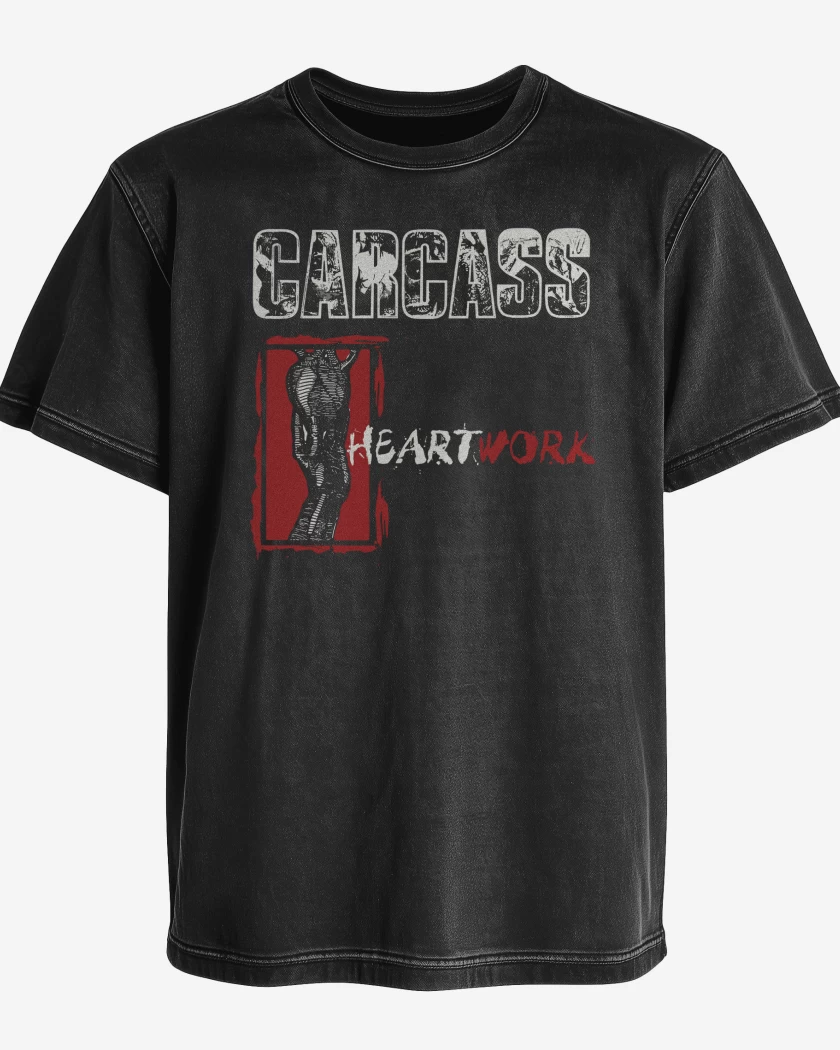 Polera desgastada Heartwork Carcass
