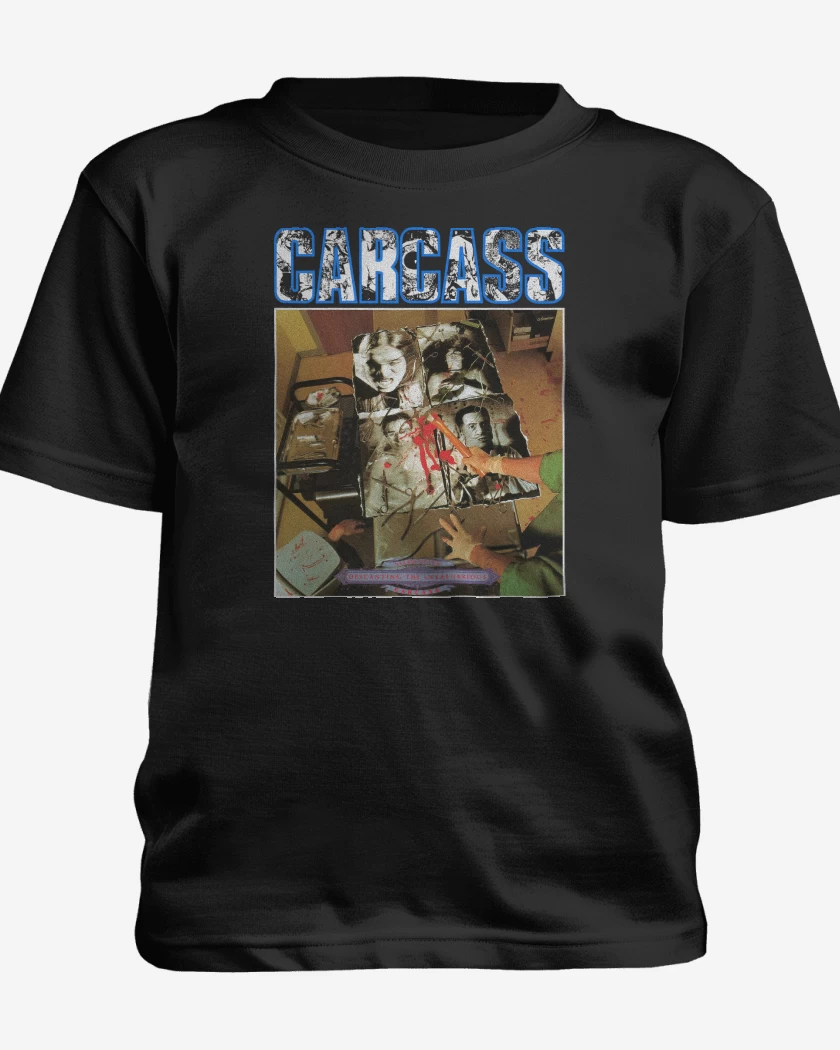 Polera de niño Carcass Necroticism Descanting the Insalubrio