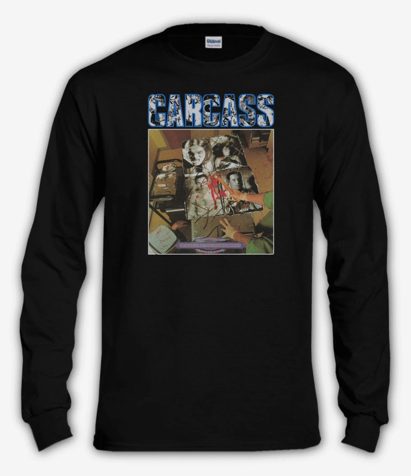 Polera manga larga Carcass Necroticism Descanting the Insalubrio