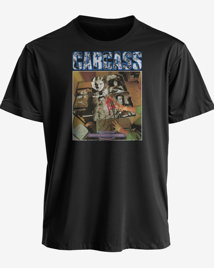 Polera premium Negro de Carcass Necroticism Descanting the Insalubrio