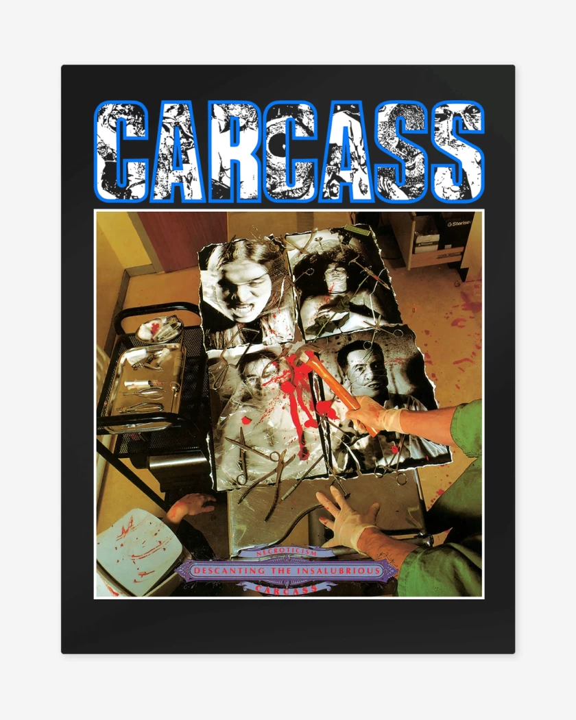 Print metalico Carcass Necroticism Descanting the Insalubrio