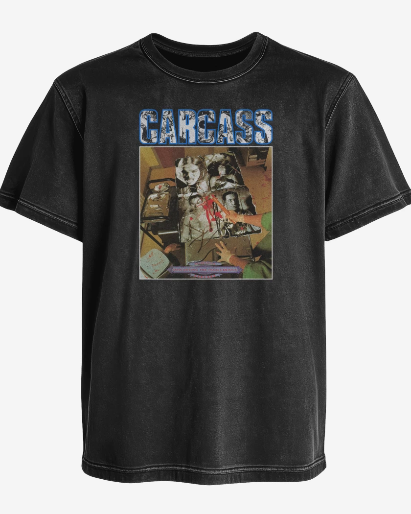 Polera desgastada Carcass Necroticism Descanting the Insalubrio