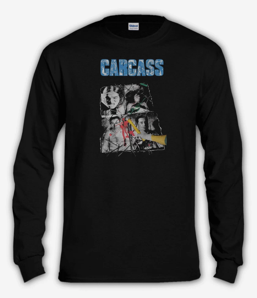 Polera manga larga Negro de Carcass Necroticism