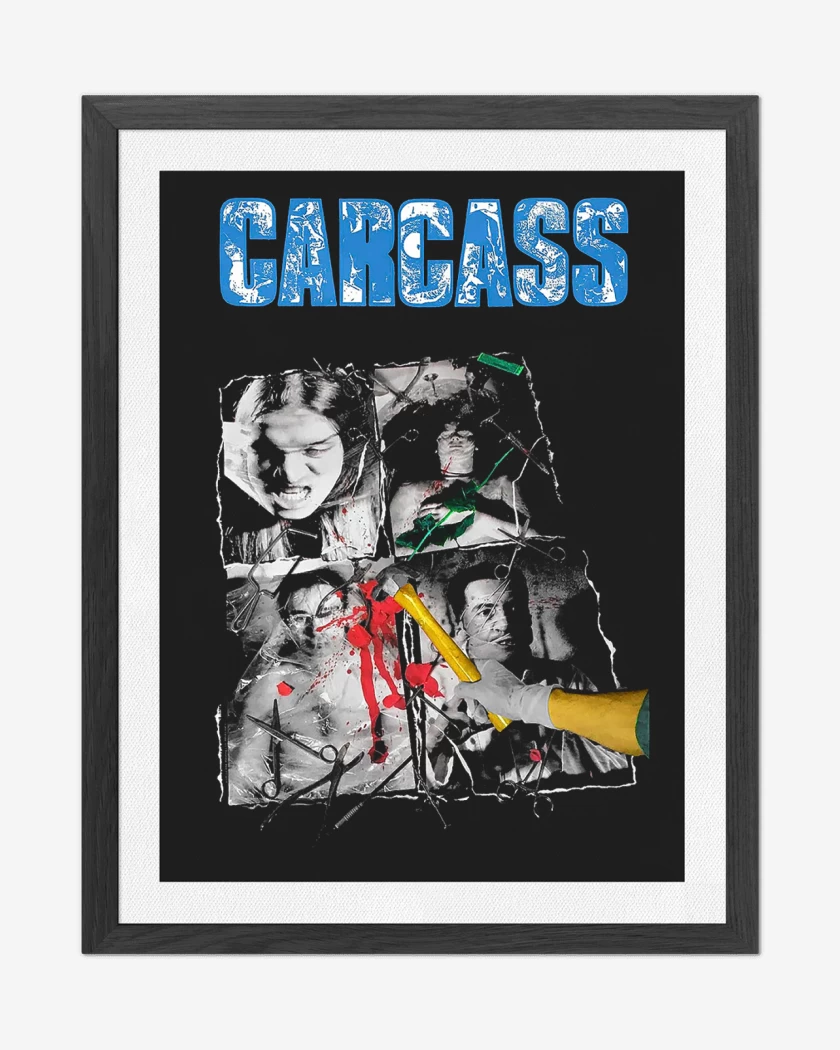 Cuadro decorativo Negro de Carcass Necroticism