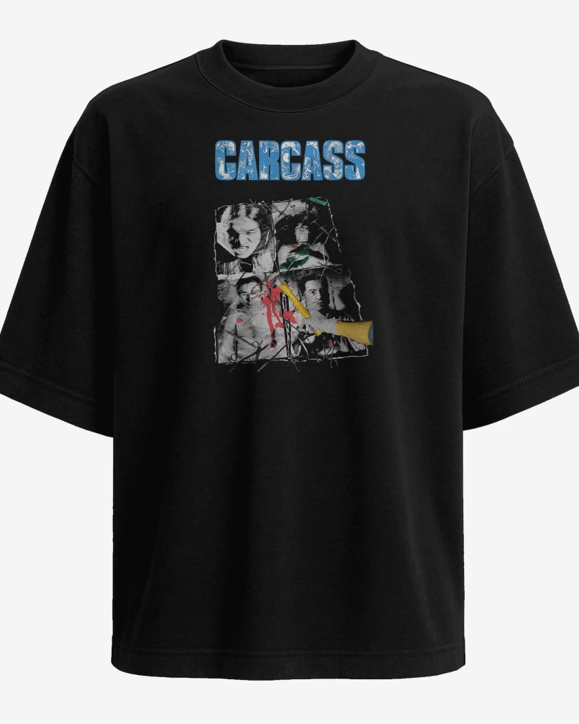 Polera Oversize Carcass Necroticism