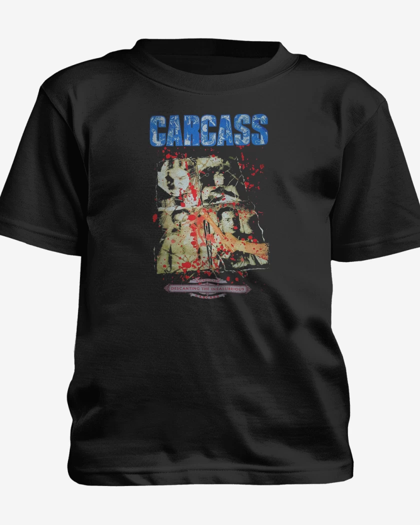 Polera de niño Negro de Carcass Necro