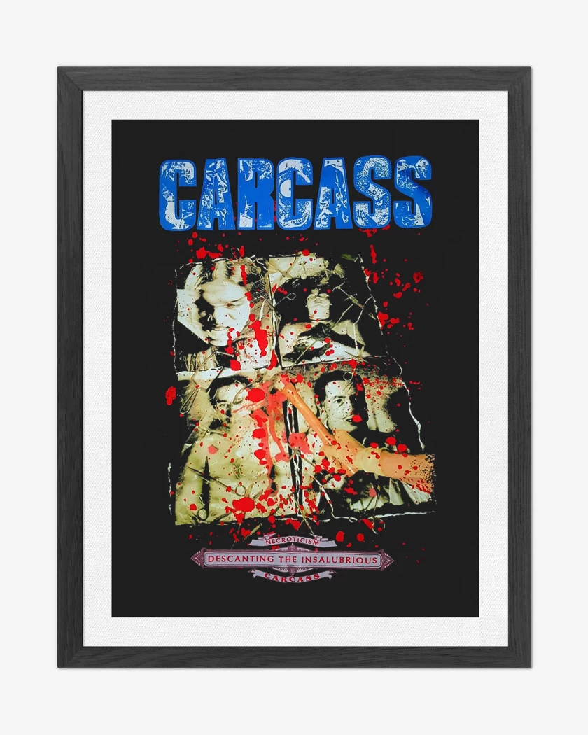 Cuadro decorativo Negro de Carcass Necro