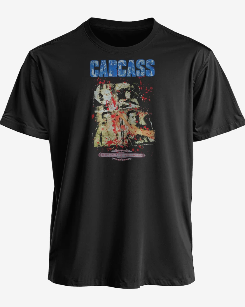 Polera premium Negro de Carcass Necro