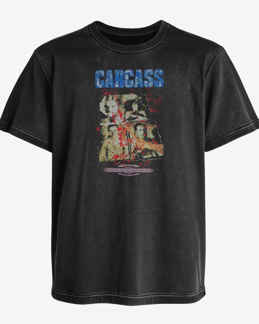 Polera desgastada Carcass Necro