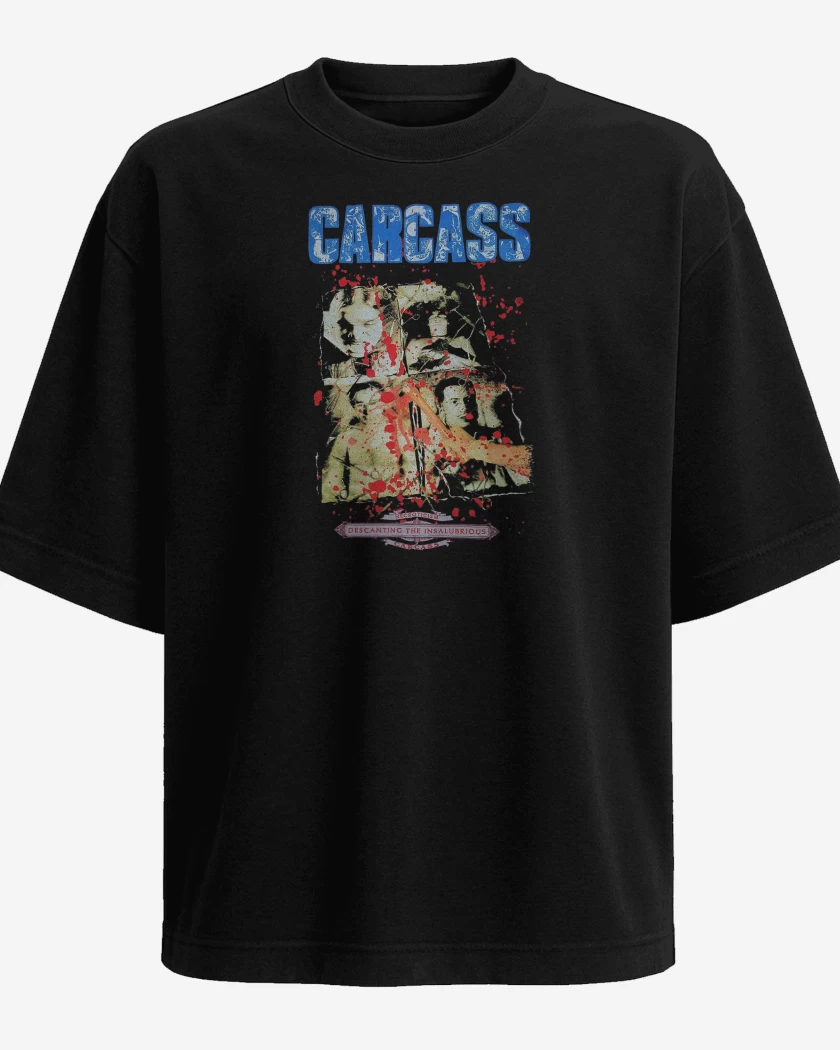 Polera Oversize Carcass Necro