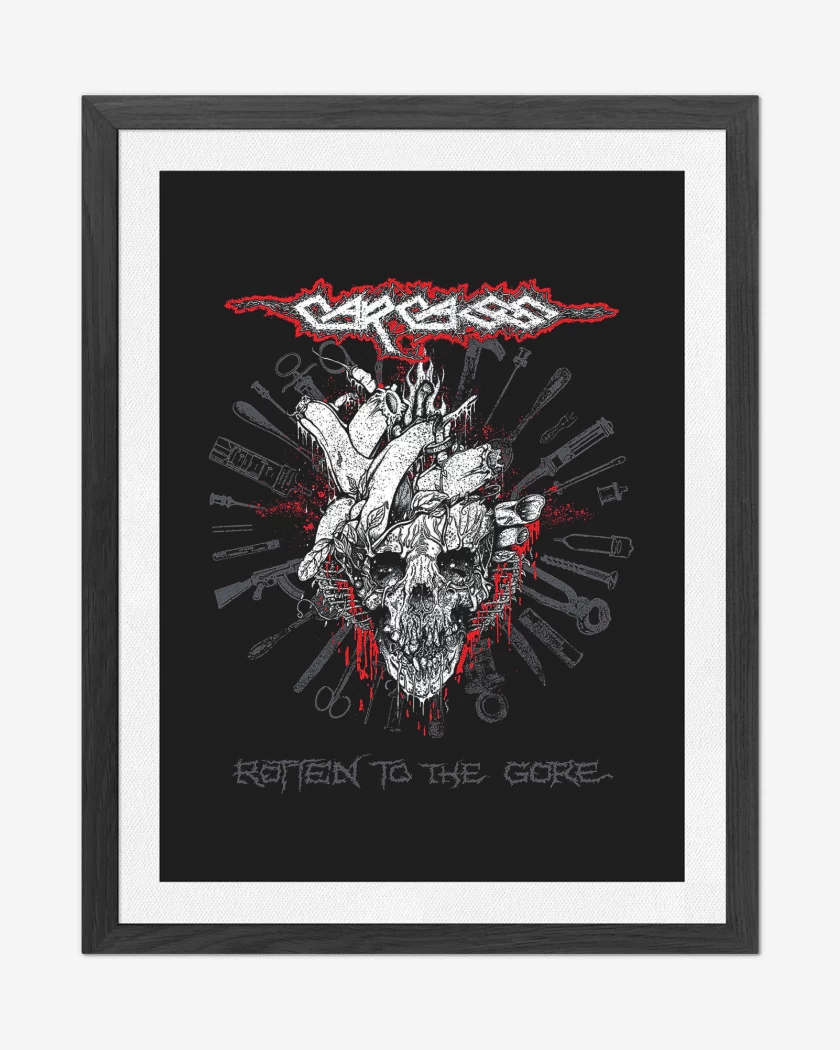 Cuadro decorativo Negro de Carcass Rotten to the Core