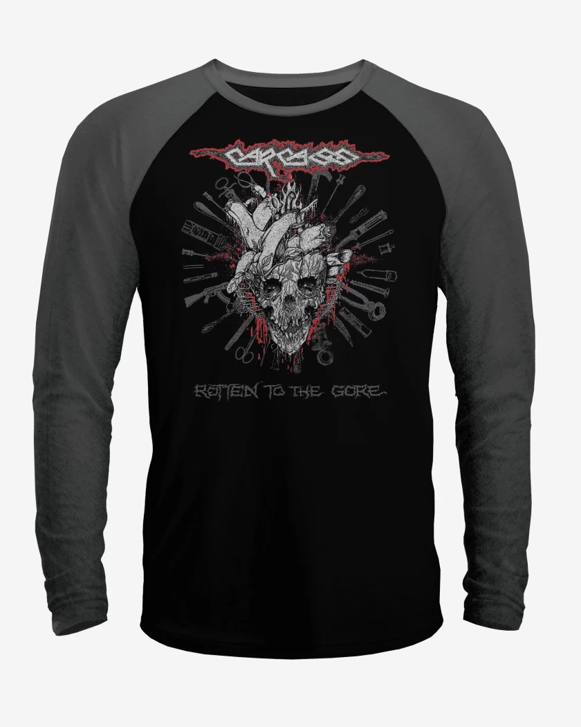 Polera Raglan Carcass Rotten to the Core