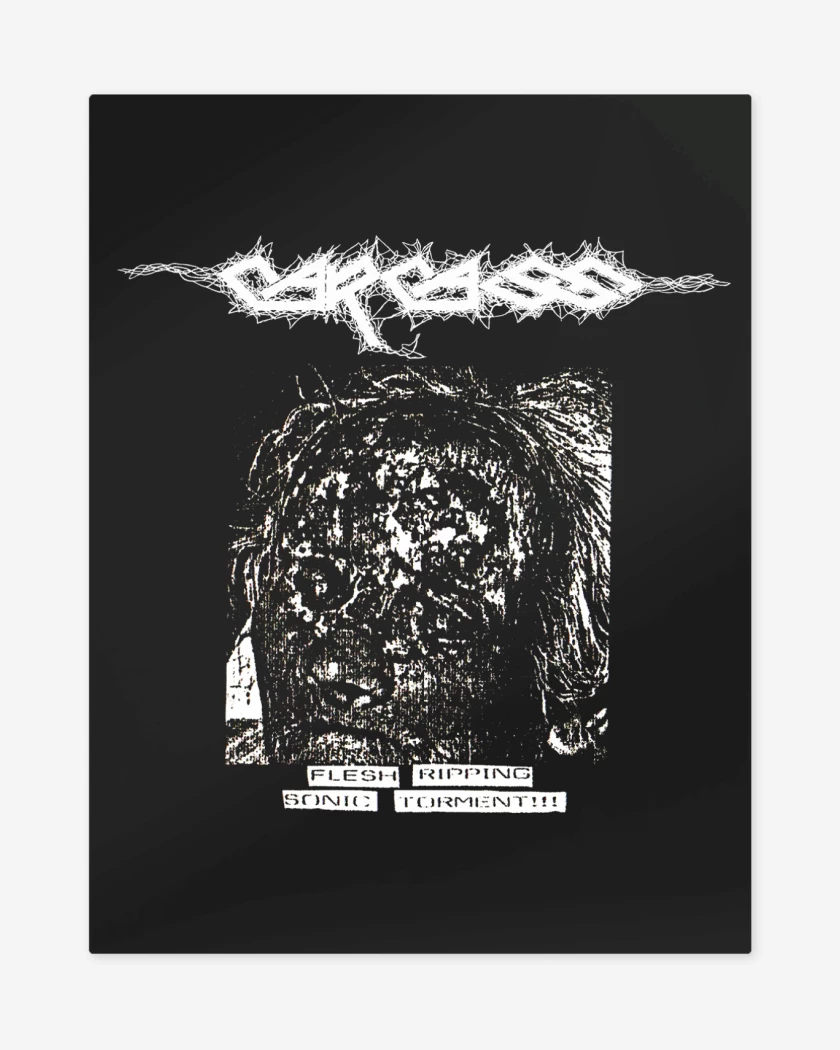 Print metalico Carcass Flesh Ripping 
