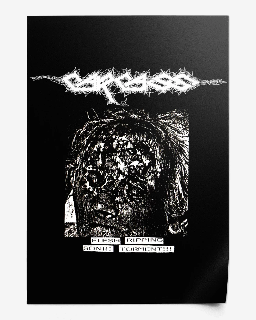 Print Carcass Flesh Ripping 