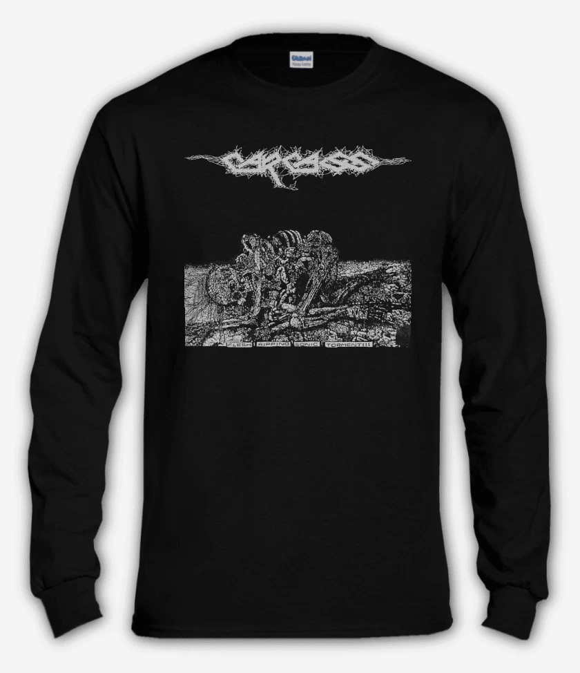 Polera manga larga Negro de Carcass Sonic Torment