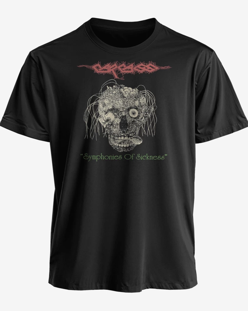 Polera premium Negro de Carcass Symphonies 