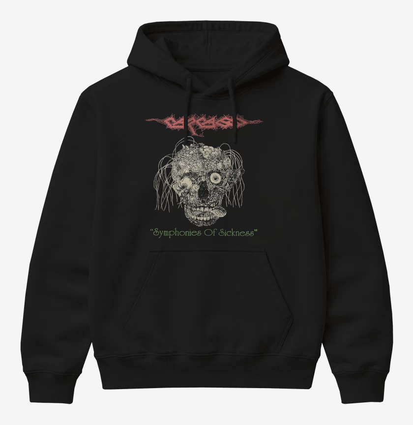 Poleron Canguro básico Negro de Carcass Symphonies 