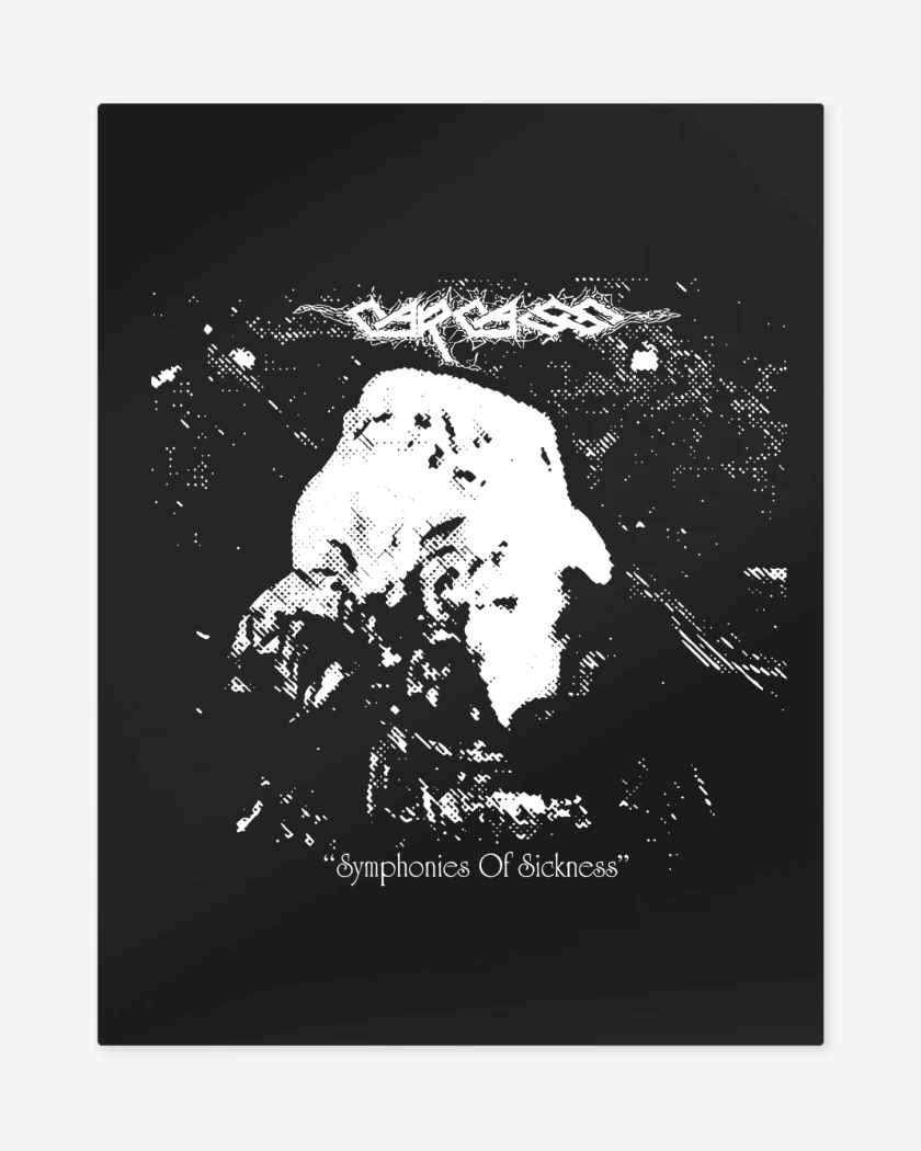 Print metalico Carcass Symphonies of Sickness