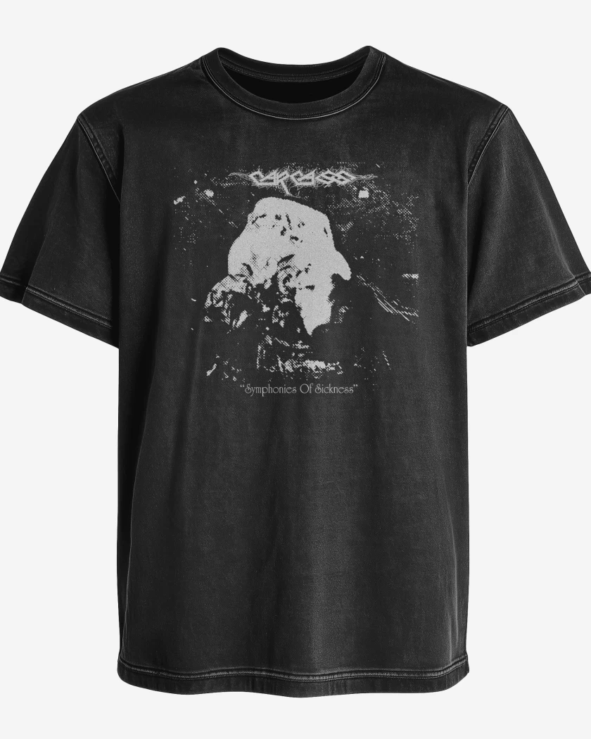 Polera desgastada Carcass Symphonies of Sickness
