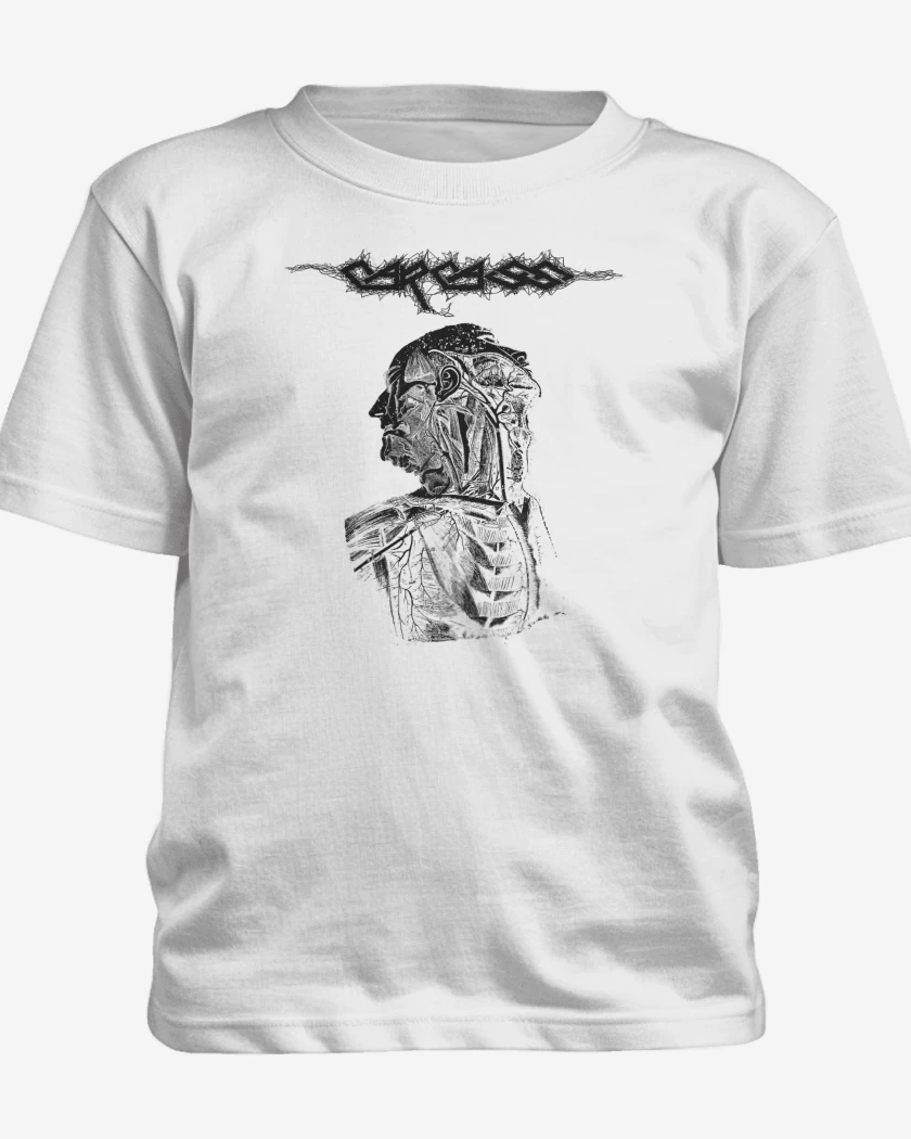 Polera de niño Blanco de Carcass