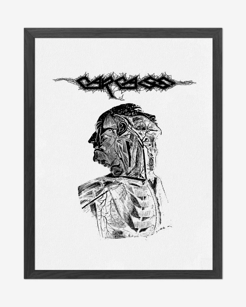 Cuadro decorativo Blanco de Carcass
