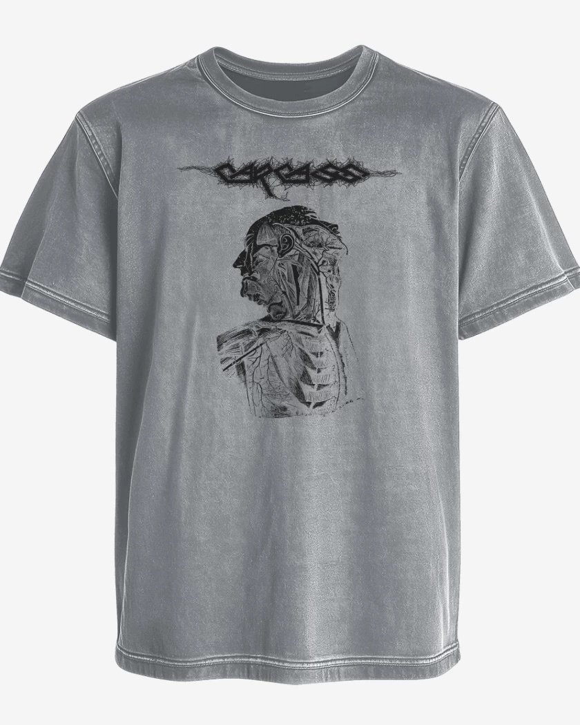 Polera desgastada Carcass