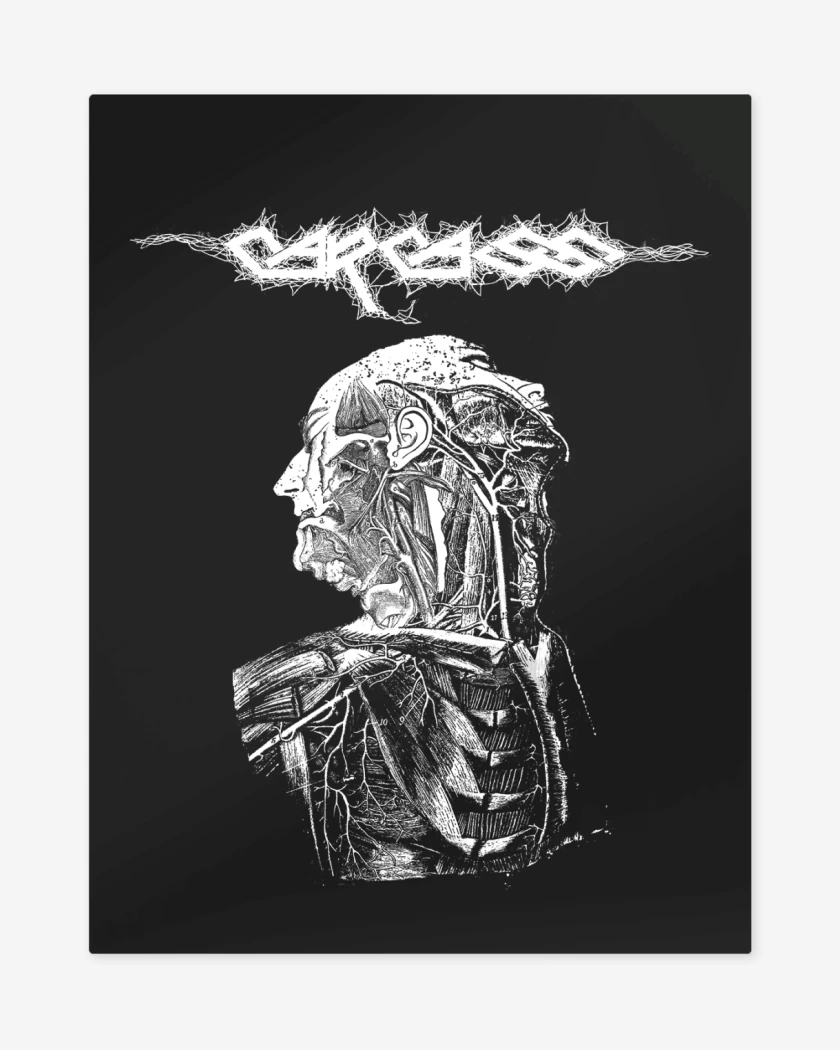 Print metalico Negro de Carcass B