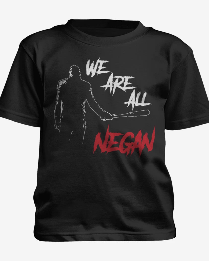 Polera de niño Negro de We are all Negan