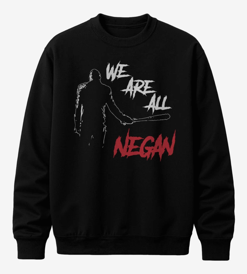 Poleron polo Negro de We are all Negan