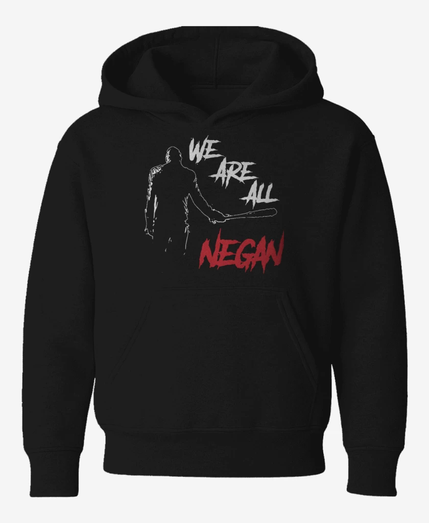 Poleron de niño Negro de We are all Negan
