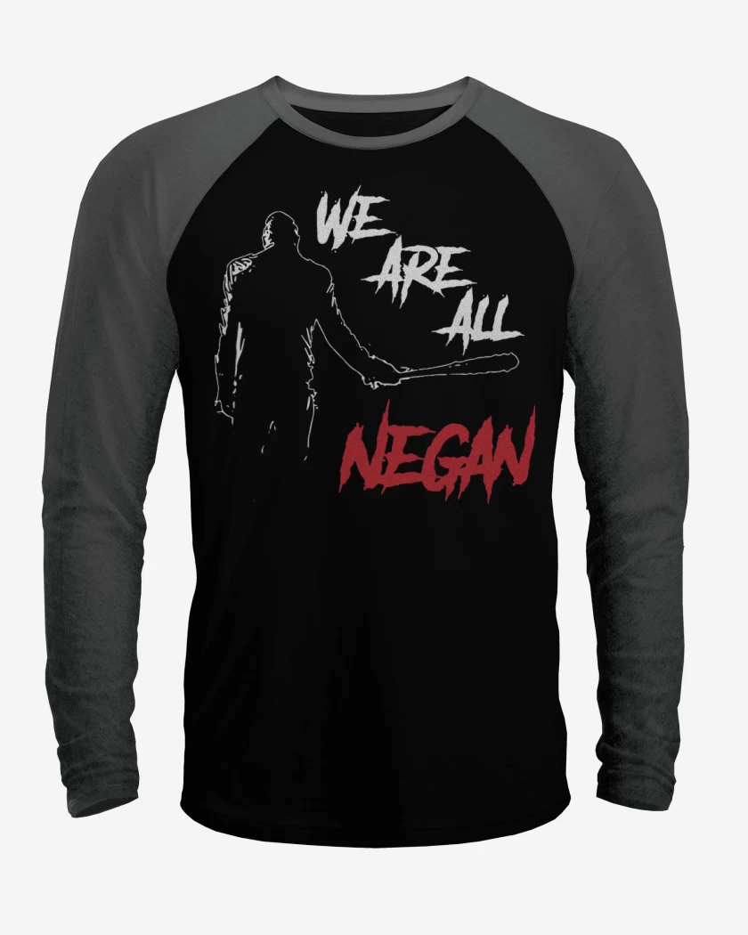 Polera Raglan We are all Negan