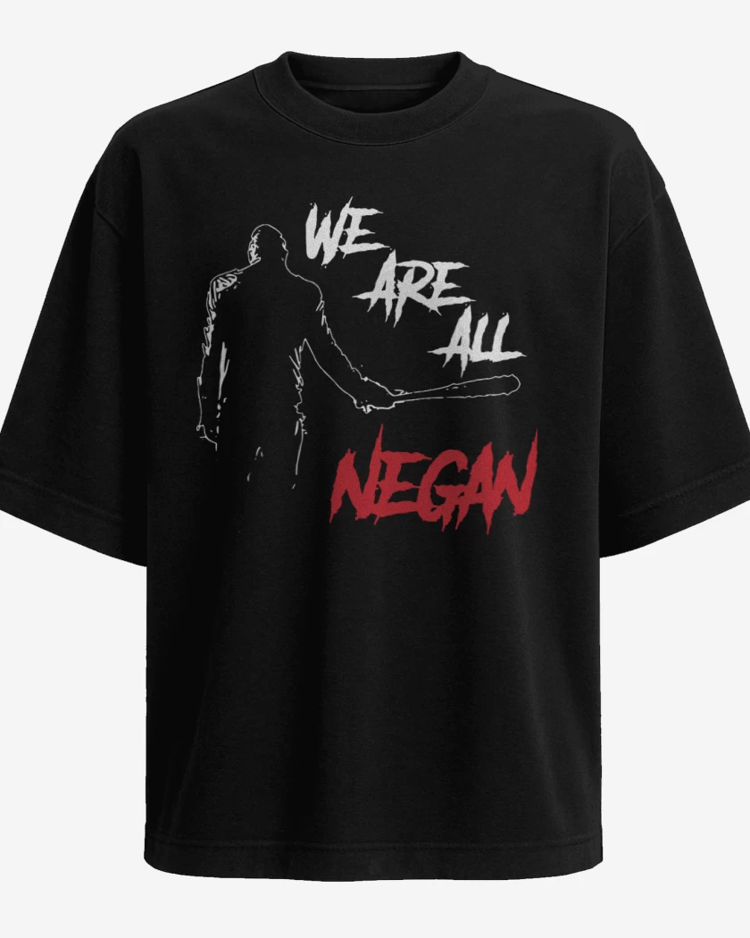 Polera Oversize We are all Negan