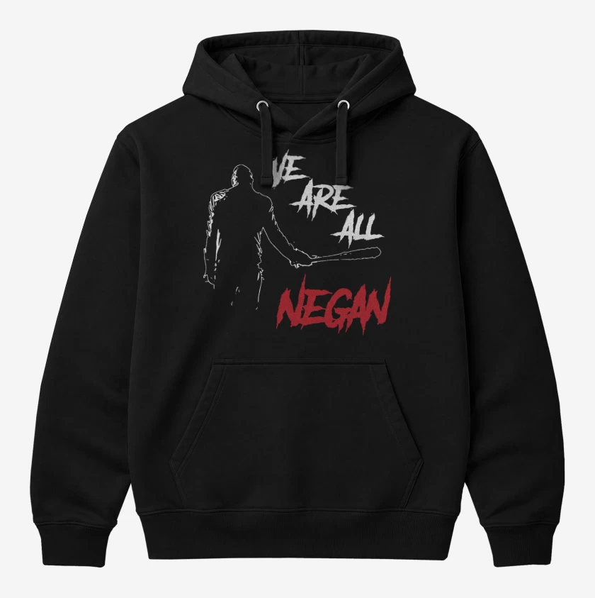 Polerón Canguro Negro de We are all Negan