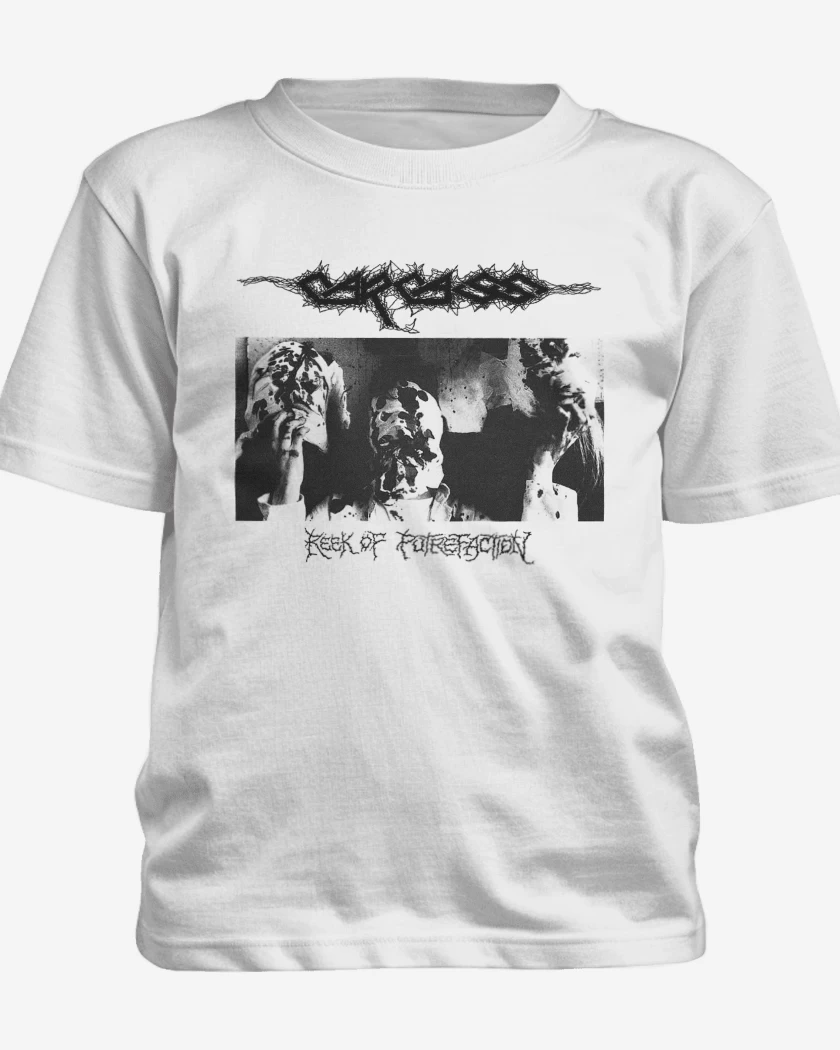 Polera de niño Blanco de Carcass Putrification