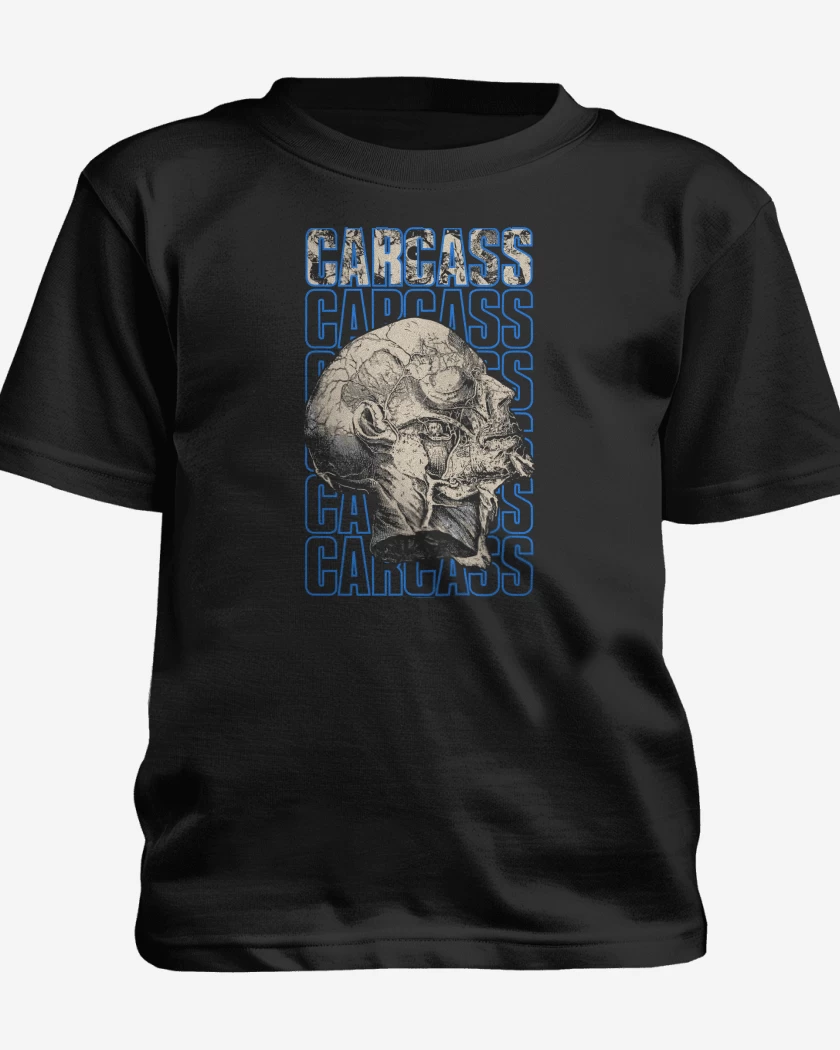 Polera de niño Negro de Carcass Logo