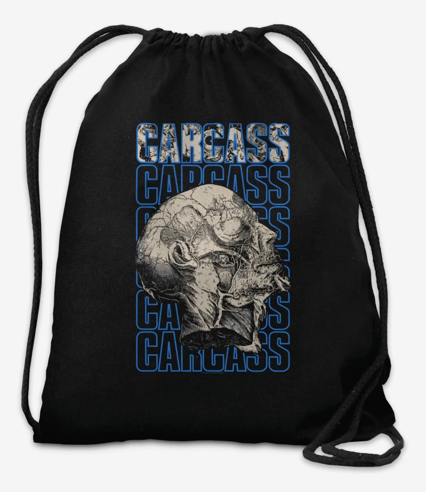 Mochila Negro de Carcass Logo