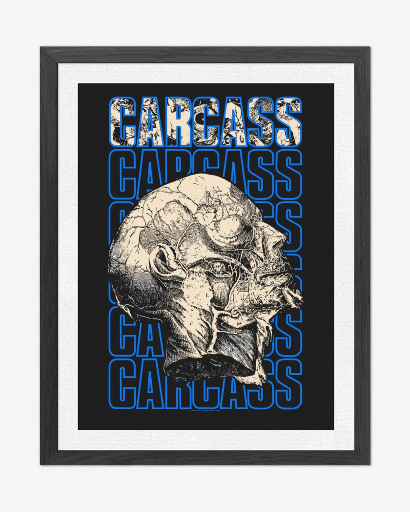 Cuadro decorativo Negro de Carcass Logo