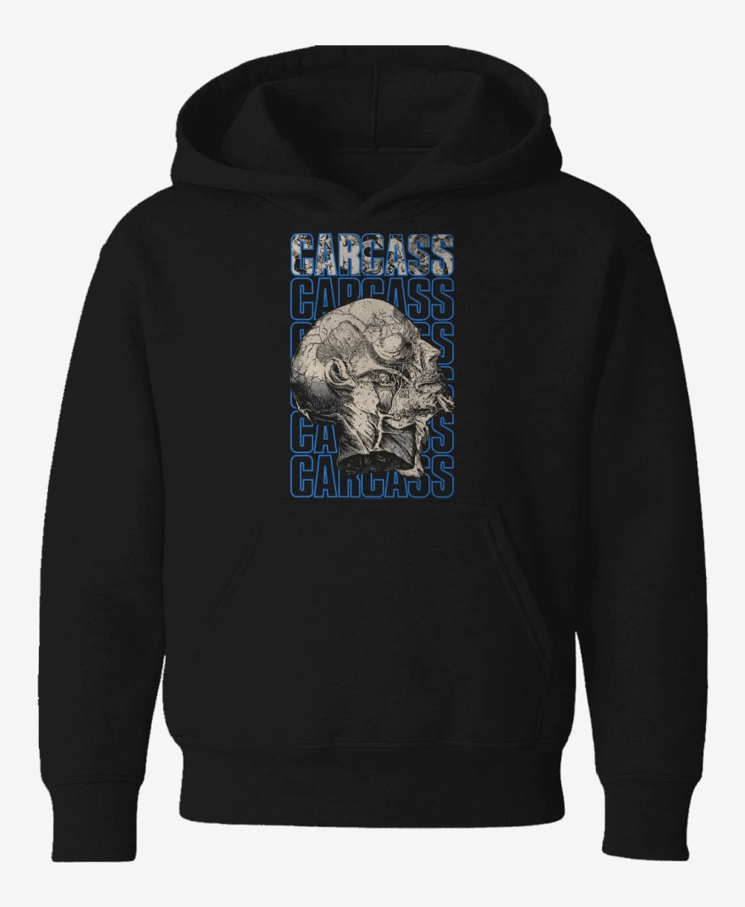 Poleron de niño Negro de Carcass Logo